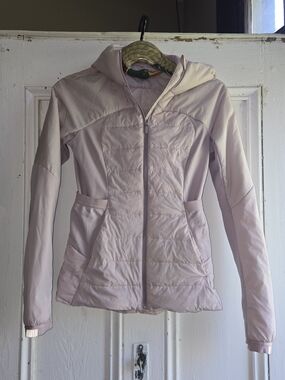 Lululemon Down For It All Light Pink Hooded Jacket